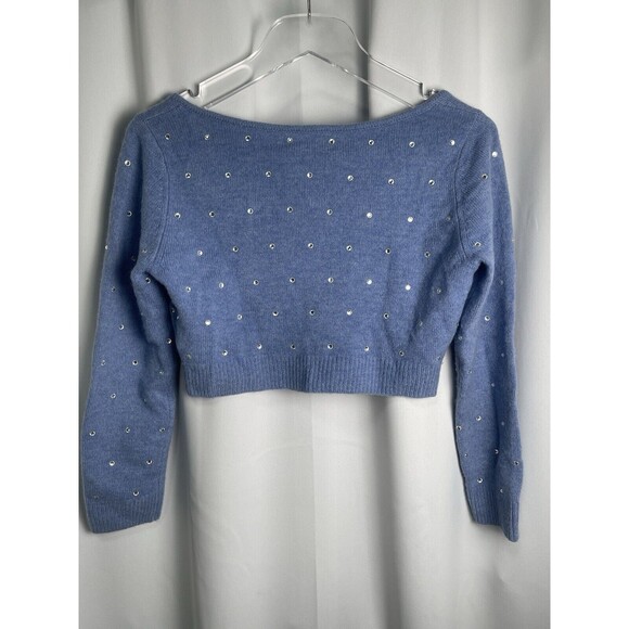 Reformation Blue Button-Up Cardigan - Picture 7 of 9